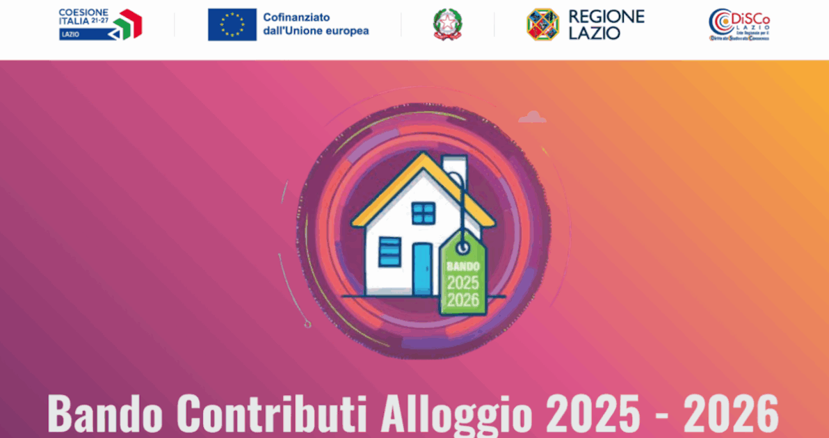 DiSCo: contributi alloggio per universitari 2025/26