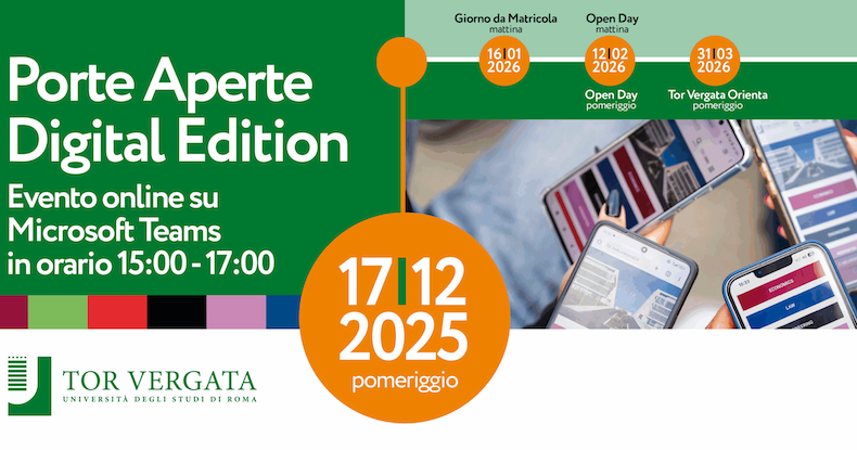 Università Tor Vergata: porte aperte digital edition