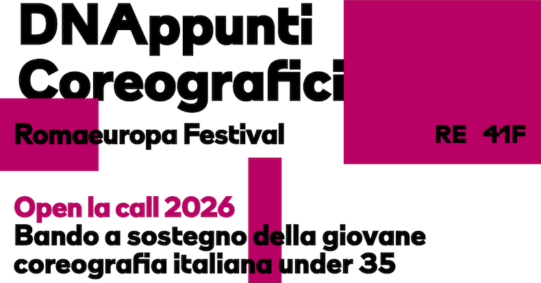 DNAppunti coreografici – bando 2026