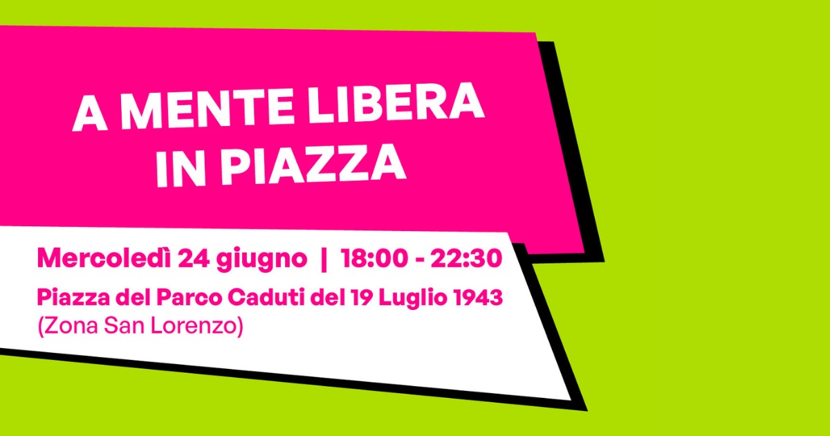 A mente libera in piazza