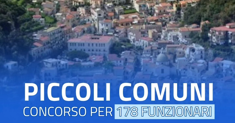Piccoli Comuni: concorso funzionari 2026