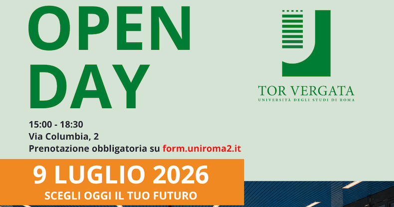 Università Tor Vergata Open day 2026