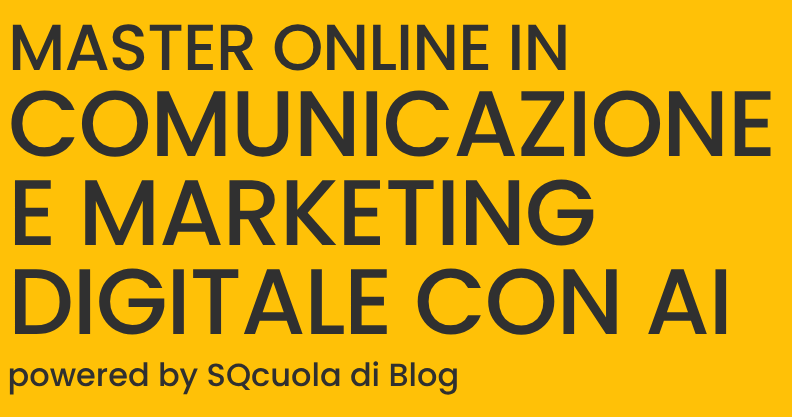 Master in Comunicazione e Marketing Digitale con AI 2026