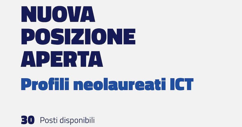 SOGEI: selezione apprendisti (laureati ICT) 2026